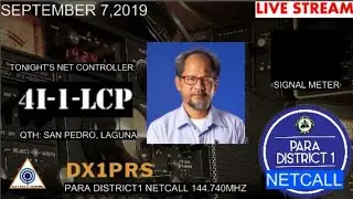 HAM AMATEUR RADIO PHILIPPINES: DX1PRS CONDUCTS PARA DISTRICT 1 VHF NETCALL (SEPTEMBER 7, 2019)