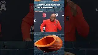 @SyracuseOrange Can't Make a Stop Late vs @GoHeels Coach Autry Dejected in his Press Conference