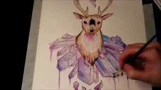 Crystal Deer | SPEEDPAINT