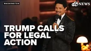 Trump slams Trevor Noah's Grammy's hosting, threatens legal action