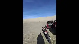 about to hit the sand