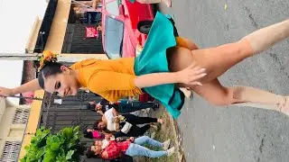 Bellísima Cachiporrista de los Tiburones Music Band de Acajutla