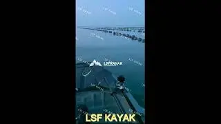 Night fishing has begun ！ ！ ！ Best stable modular Kayak from LSF kayak #fishing #kayak #kayaking 