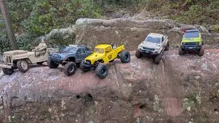 kinver edge trail run, element enduro ecto.axial scx10iii Basecamp,traxxas trx4 sport.FTX Paso