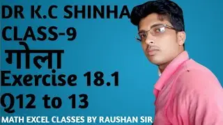 Live Class NCERT Math Class 9 | Chapter 18 | Exercise 18.1 | Question 10&ndash;11 | HindiMath Excel 