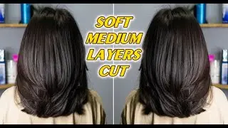 Soft Long to Medium Layers Fast | Professional Medium Haircut Tutorial for Stylists (Step-by-Step)