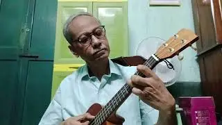Cm blues riffs with jam track-ukulele by Prasun