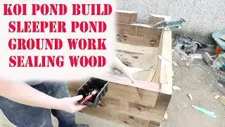 Koi Sleeper pond Build Ground work and staining Part 8