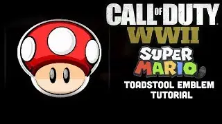 Call of duty World War 2 - Super Mario Toadstool Emblem Tutorial