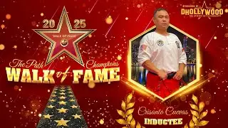Sikaran Master Crisanto S. Cuevas  on Walk of Fame 2025
