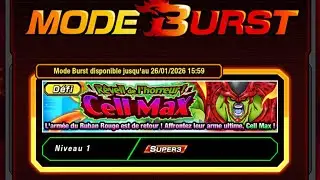 DOKKAN BATTLE BURST MODE CELL MAX ( TOUTE LES MISSIONS D'UN COUP + 6000 POINTS )