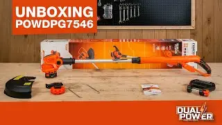 Dual Power - D&eacute;ballage du POWDPG7546 Coupe-bordure
