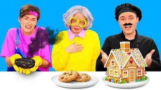 Кулинарный Челлендж: Я против Бабушки | Потрясающие Кулинарные Рецепты от BaRaDa Challenge