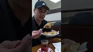 Trying famous Borek