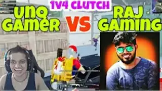 UNQ GAMER VS RAJ GAMING intensive fight scene ! highlight # PUNJU SQUAD AND RAJ GAMING