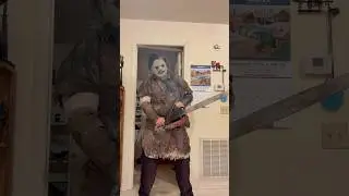 Real chainsaw this time 2003 Leatherface #Texaschainsawmassacre#leatherfacecosplay