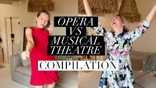 Opera Vs. Musical Theatre FUNNY Compilation (Auditions, Rehearsals, and More!) | Tanya Roberts