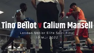 Tino Bellot v Callum Mansell (London Boxing Snr Elite Semi Final 86kg) 19Mar22
