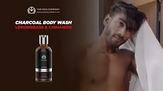 The Man Company Charcoal Body Wash Lemongrass & Cinnamon Ft. Sayan Bakshi | Bodywash for Men