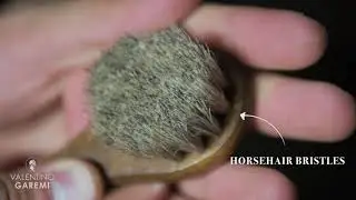Shoe Polish Applicator Brush Set - Horse Hair by Valentino Garemi