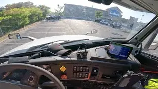 How A Trucker Delivers To A Department Store.