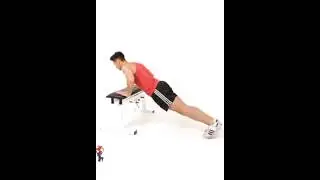 flex&atilde;o inclinada no banco reto