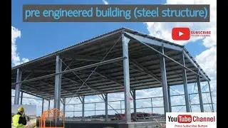 PEB building erection work  #peb #PEBSTRUCTURE #steelstructure #preengineeredbuilding
