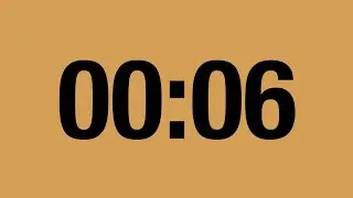 6 Seconds Countdown Timer - Six Seconds Counter