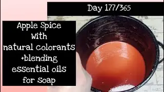 Apple cider soap, +how to blend essential oils | Day 177/365