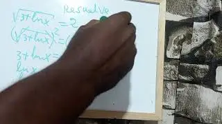 Resuelve esta ecuaci&oacute;n con radicales 