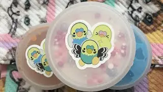 ParakeetSlimes Subscription Box Review (Halloween slimes!)