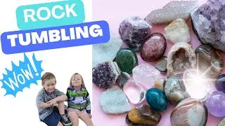 Magic Rock Transformation with Shayla: Our Crazy Rock Tumbling Adventure! - Part 1