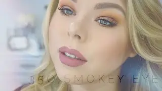 35O Orange Sunset Smokey Eye