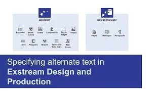 Specifying alternate text | OpenText Exstream 16 Design and Production