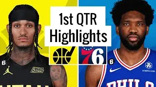 Utah Jazz vs SIXERS Full Highlights 1st QTR | Nov 13 | NBA Season 2022-23