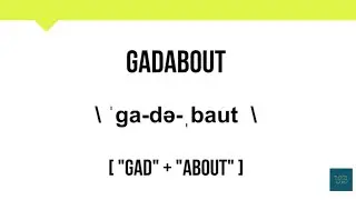 How To Pronounce gadabout | Meaning | Pronunciation