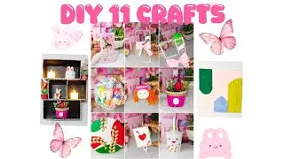 DIY 11 Crafts Ideas 🌸✨💖🎀