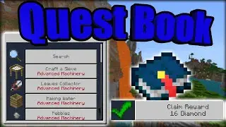 Quest Book Addon Minecraft PE (MCPE) Bedrock Edition Mod