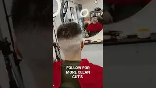 ASMR BARBER-CLEAN FADE HAIR CUT WITH BREAD TRIM... #shorts #theirishturk