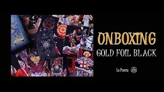 GOLD FOIL BLACK Rider Tarot - UNBOXING en Español