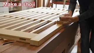 【make a shoji】 Joinery work