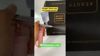 Oxygen infusion facial spray gun. #spas #facial #facialathome #facialtreatment #facialforglowingskin