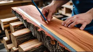 Harvesting Nature's Art: Sculpting an Organic Outdoor Coffee Table