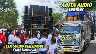Cek sound persiapan‼️ Adita audio tunjukkan pesonanya kepada penonton 🔥