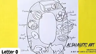 Alphabet Art | Simple project for kids and adults