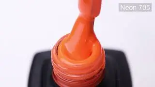 Гель-лак MOON FULL  Neon color Gel polish №705 (апельсиновый, неон), 8 мл