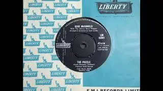Early Soul Popcorn - GENE McDANIELS - The Puzzle - LIBERTY LIB 55541 UK 1963 Dancer
