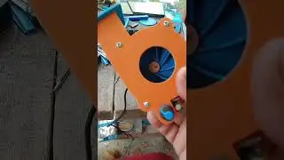 New improved DIY blower for used oil stove