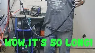 Swapping the short MIG lead on the Bestarc MIG 145 (or any MIG/Flux Core welder) with a long one