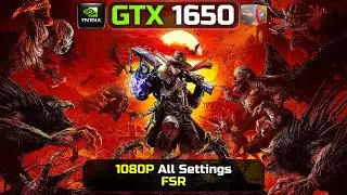 GTX 1650 | Evil West | 1080P | All Settings | FSR
